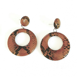 Oorbellen Snake Print