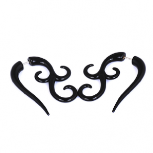 Oorbellen-Acetate-Tattoo-Tribal