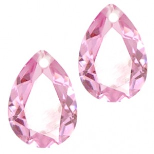 Druppel hanger  Crystal - Amethyst Paars