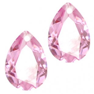 Druppel  Kristal Hanger  Pink Opal