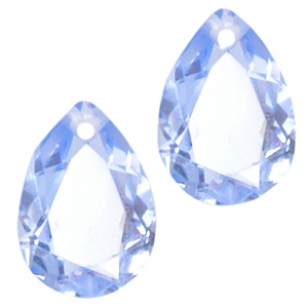 Druppel vorm - hanger - kristal crystal Sapphire Blue