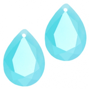 Druppel vorm - kristal Crystal Turqouise