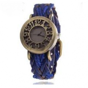 Horloge Brons Vintage Blue