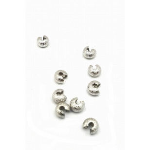 Nikkelkleur- verberger knijpkraal 5mm