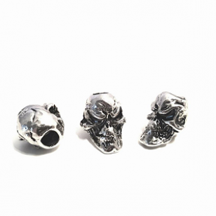 Kraal Skull Rvs 18x14mm 