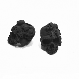 Kraal- Skull - Poedercoating-mat Zwart #2