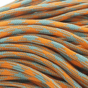 Paracord550 4mm Oranje Grijs