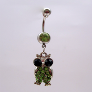 Piercing uil groen