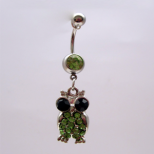 Piercing uil groen