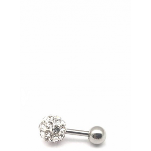 Helix Piercing - met kristallen - 6mm 