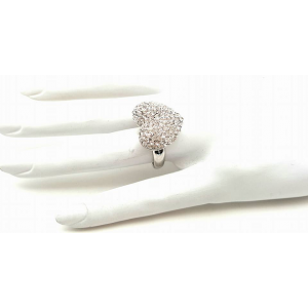 Hart ring - Bezet met Swarovski - #2