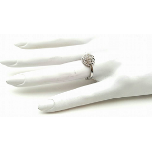 Ring Bol bezet Swarovski