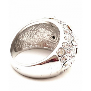  Gebogen ring bezet met Swarovski