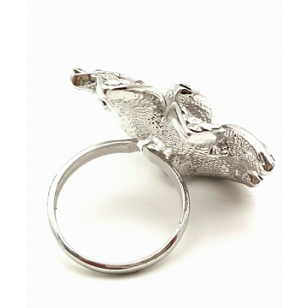 Ring Leaf bezet met Swarovski 