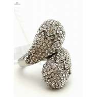 Ring Bud bezet met Swarovski kristal
