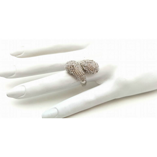 Ring Bud bezet met Swarovski kristal