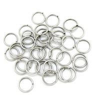 Ringetjes Nickel 6x0.7mm 100x