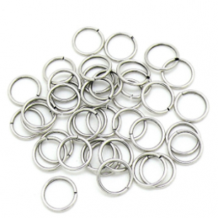 Ringetjes Nickel 6x0.7mm 100x
