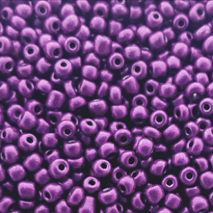 Rocailles Parelmoer Paars 4mm