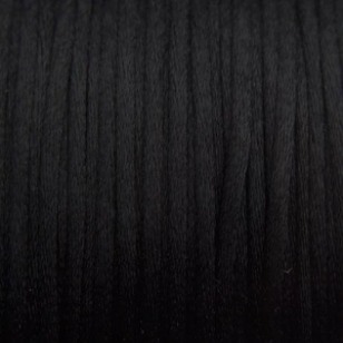 Satijn Koord 1.5mm Zwart meter