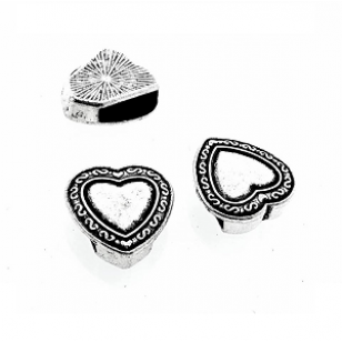 Schuifkraal Hart 16x15mm