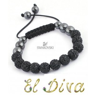 Shamballa roze armband