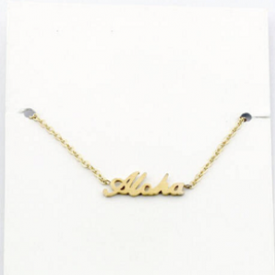 Armband Rvs Aloha Goud/Zilver