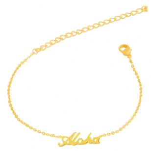 Armband Rvs Aloha Goud/Zilver