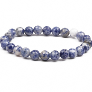 Armband Blue Agate 8mm