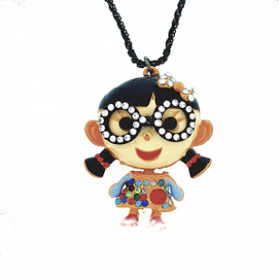 Ketting Meisje Oranje