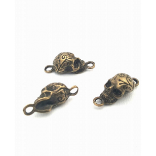 Tussenstuk Skull 23x10mm 8x