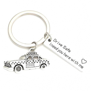 Sleutelhanger Drive Safe Taxi