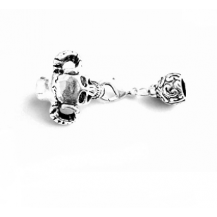 Sluiting Doodshoofd 6x3cm