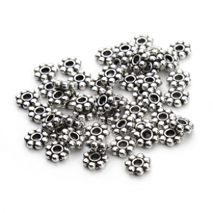 Kralen 6mm Daisy 50stuks