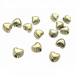 Kraal Hart Goud 6mm 10x