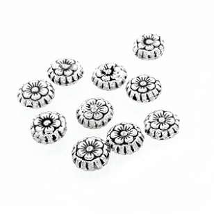 Spacer Kraal Bloem 7x3mm