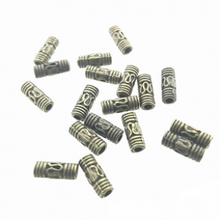 Kralen Buis brons 50x