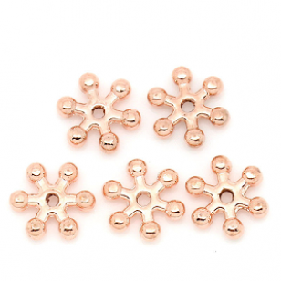 Kralen  8mm Rosegold 30x