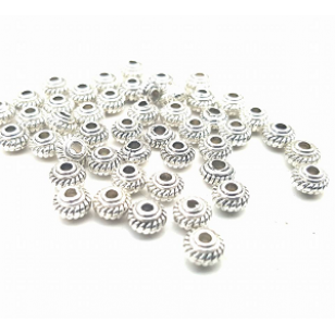 Metalen Kralen 5x3mm 50x