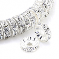 Spacer-strass-10mm-Clear