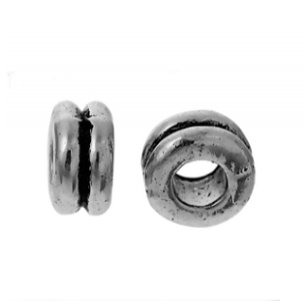 Kralen Stripe 6x3mm 50x