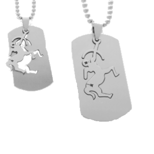 Ketting met Hanger Boogschutter rvs