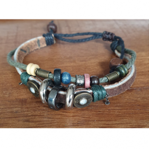 Lederen Surf Armband #4