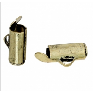 Eindkap-schuif-brons-10mm