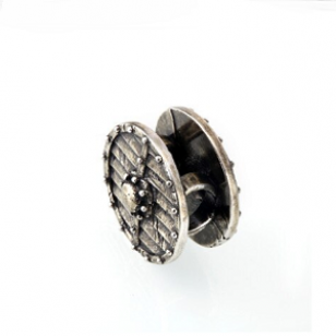 Kraal Schild Viking Zilverkleur