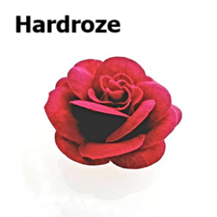 Vilten Bloem Roos Rood 8.5cm