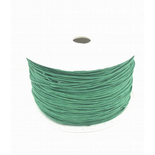 Waxkoord 1mm - Groen per meter