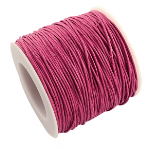 Waxkoord 1mm Hardroze pmtr