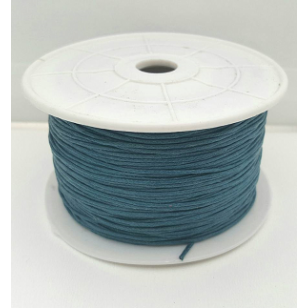 Waxkoord - 1mm - Petrol - per meter