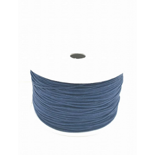 Waxkoord - 1 mm-  Blauw - per meter